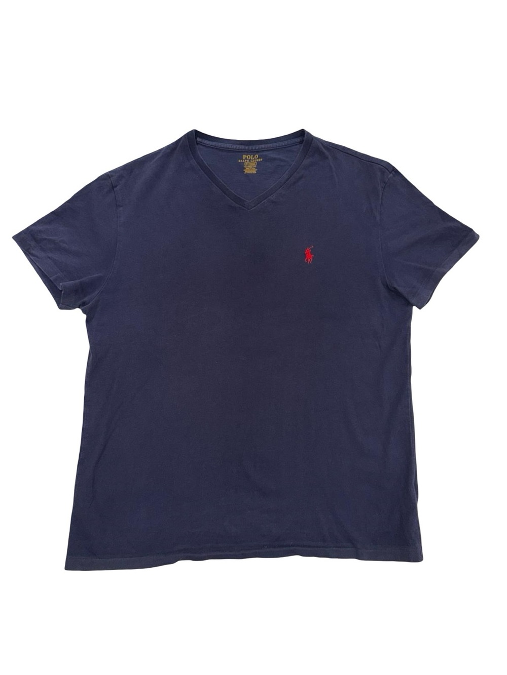 Polo Ralph Lauren Mens Classic Fit V-Neck T-Shirt Embroidered Logo Pony